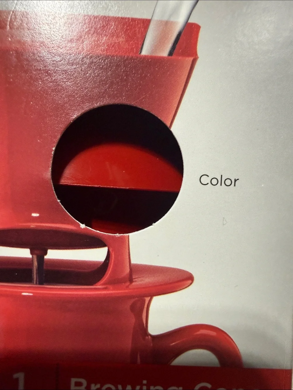 MELITTA RED POUR‎ OVER COFFEE BREWER WITH MUG